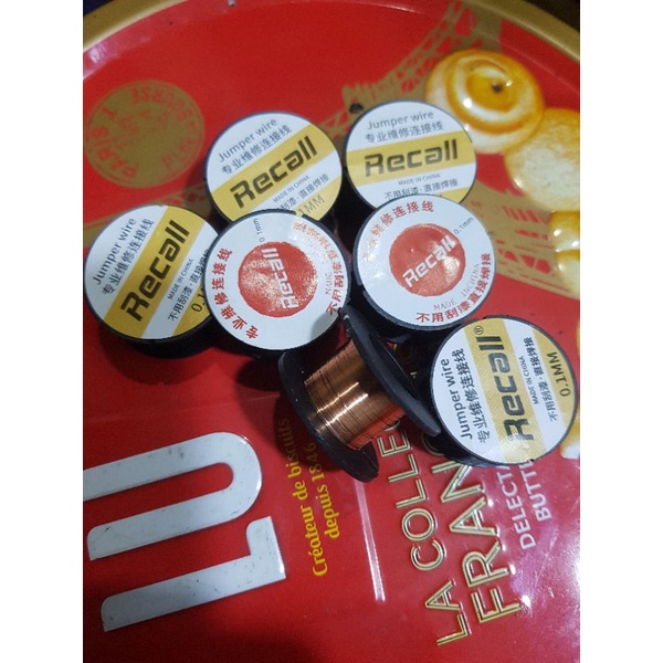Dây đồng câu mạch điện tử 0.1mm có tráng men cách điện