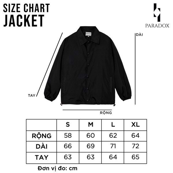 [Mã INCU50 giảm 50k đơn 250k] Áo khoác dù dây kéo Paradox LOGO IMPRINT NO.1 ZIP JACKET (Blue)