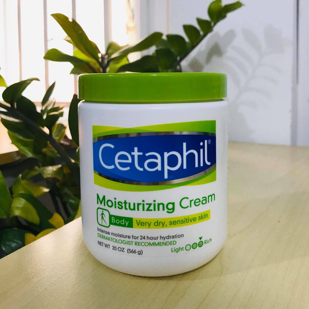 Kem Dưỡng ẩm Cetaphil Moisturizing Cream 566g làm mềm da toàn thân Cetaphil Body ( Tách từ set 2 hũ cetaphil 566g)