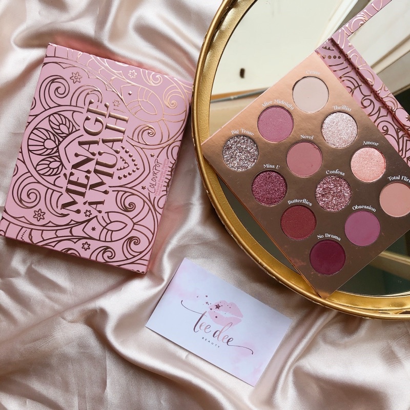 Bảng mắt 12 màu Colourpop Sweet Talk, Off Melrose, Menage a Muah