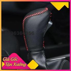 Bọc cần số , tay phanh ford everest 2016-2018 Số tự động, da bò nhiều màu sắc. khắc logo hãng xe theo yêu cầu