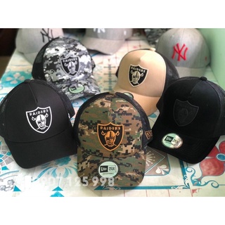 Nón kết lưới da lộn raiders