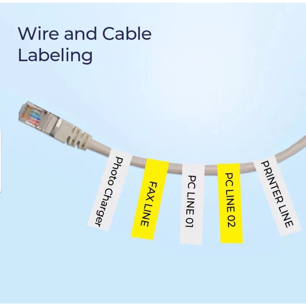 Băng dính linh hoạt cho máy bay Brother P-Touch TZ TZe 9mm/12mm/18mm
