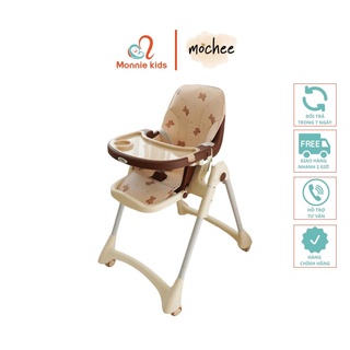 Ghế ăn dặm Mochee gấp gọn cho bé chịu lực 30kg đa năng - Monnie Kids