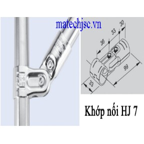 Khớp Nối Kim Loại HJ 7 Dùng Cho Ống Abs Phi 27,28, khớp nối hj7