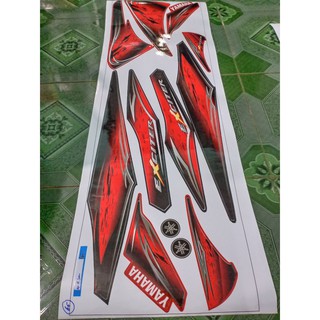tem rời ex 2010 đỏ và xanh xe đen