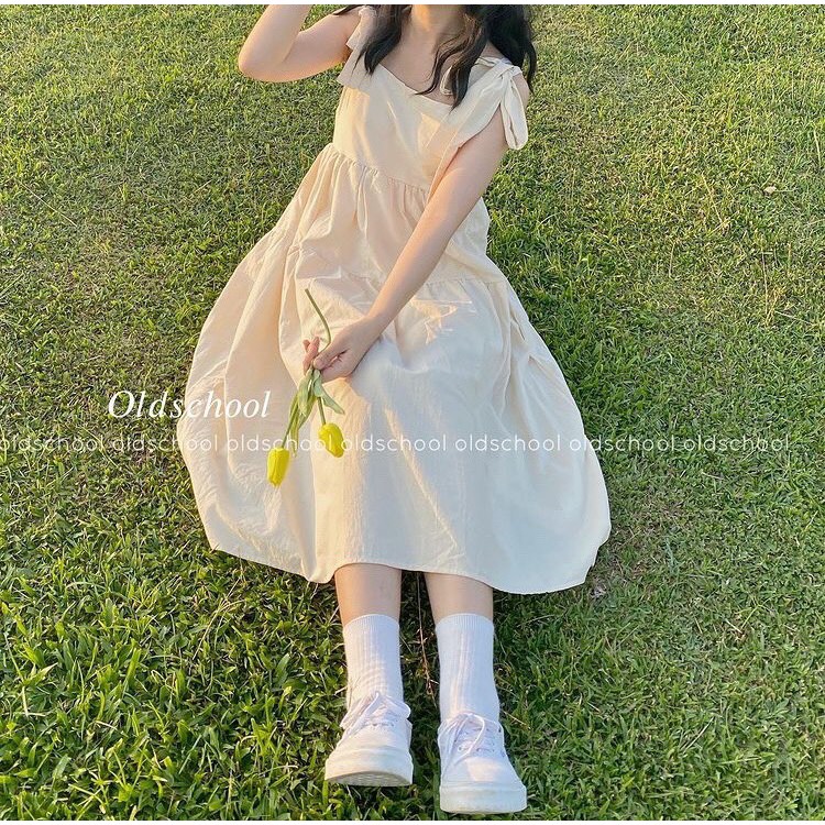 VÁY BABYDOLL HAI DÂY BUỘC VAI, THÔ ĐŨI 😍CỰC MÁT😍 HÀNG SẴN | BigBuy360 - bigbuy360.vn