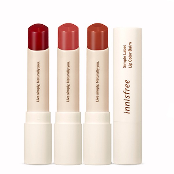 SON DƯỠNG CÓ MÀU INNISFREE SIMPLE LABEL LIP COLOR BALM