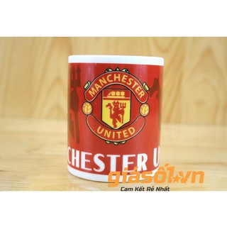 Cốc uống nước Manchester United 350ml gốm sứ Bát tràng 001