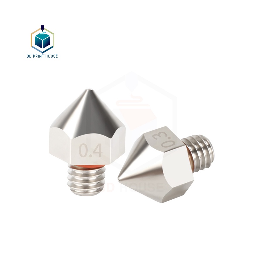 Đầu Phun MK8 loại Lớn 1.75 Mạ Crom Cho Máy In 3D