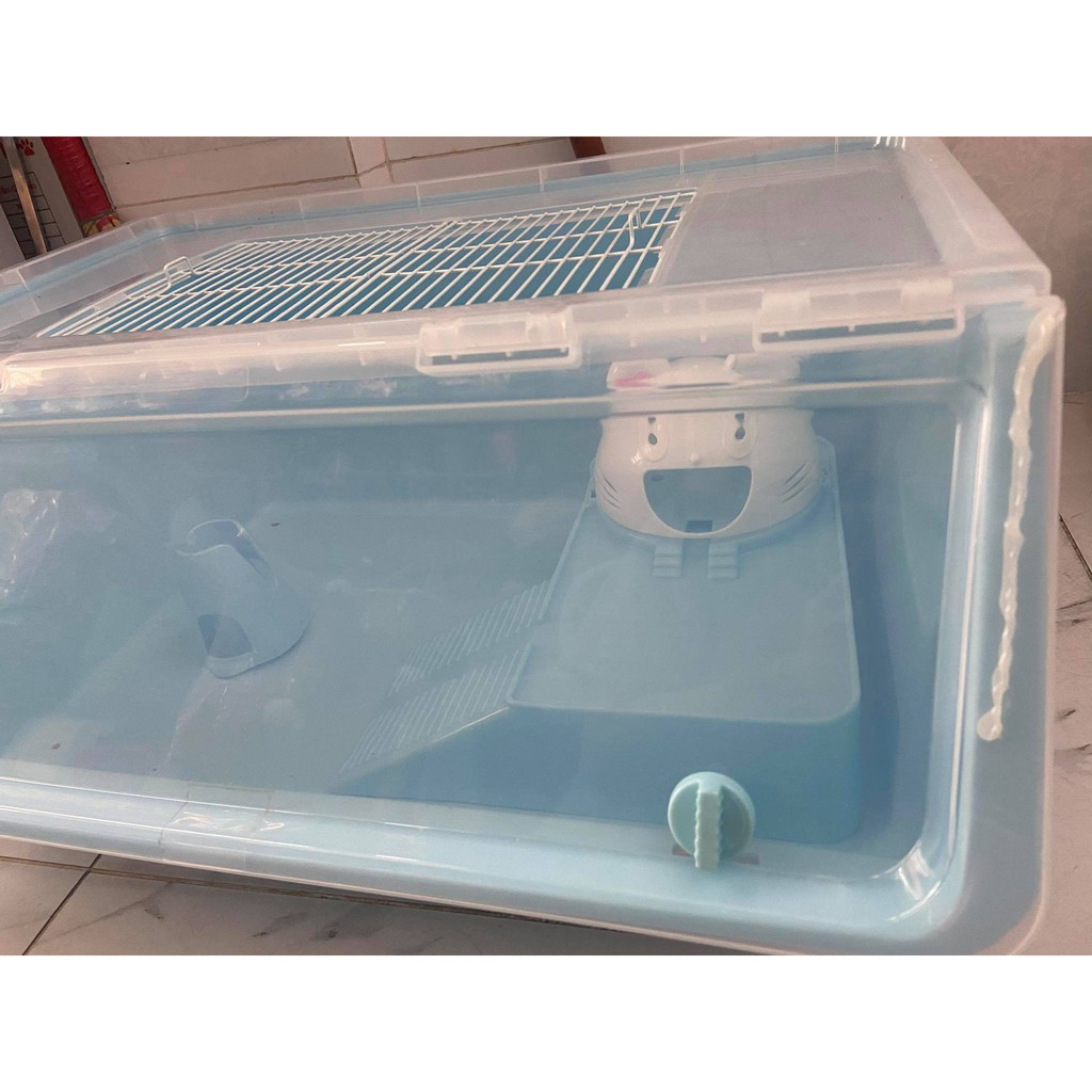 [ HÀNG LỖI ] Lồng nhựa 60x30x45cm dành cho hamster/đuôi mập