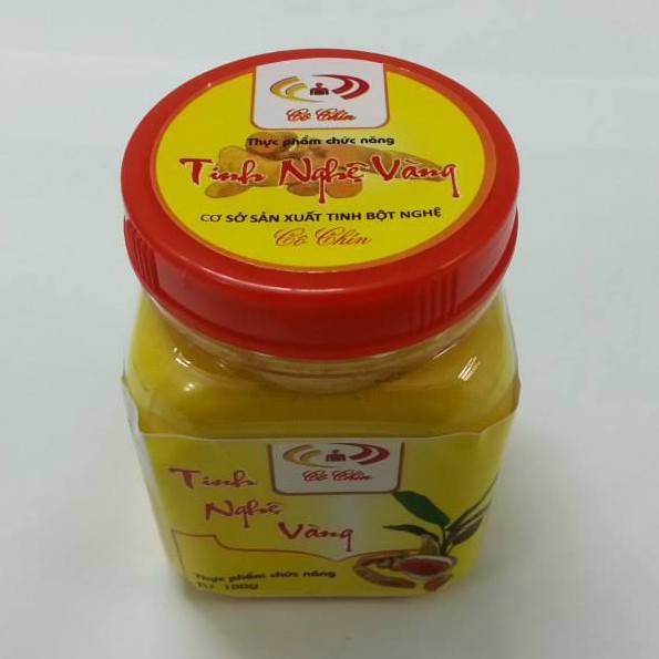 100g Tinh Bột nghệ VÀNG Cô Chín - Nguyên Chất, Tuyệt Đối Không Pha Trộn Tạp Chất