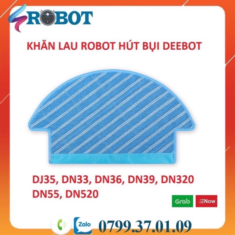 Khăn lau robot hút bụi Ecovacs Deebot DJ35, DN33, DN320, DN36, DN39, DN55, DN520, DN55 / DN33 / DJ35