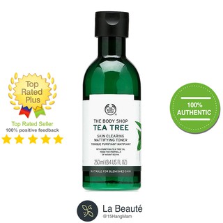 The body shop tea tree skin clearing toner - nước cân bằng cho da mụn 250ml