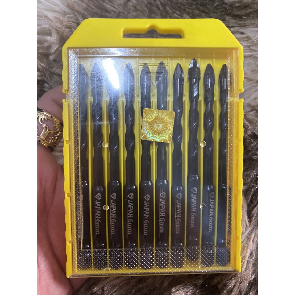 Mũi khoan chân lục giác đa năng các loại 3-4-6-8-10-12 mm.BN.