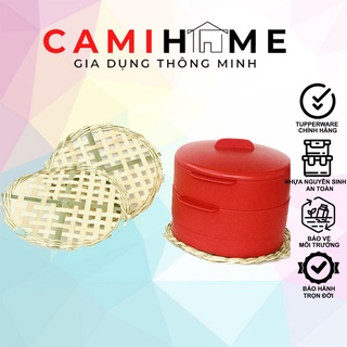 Xửng hấp 2 tầng đa năng Steam It 2 Tupperware 20cm nhựa nguyên sinh an toàn cho sức khỏe
