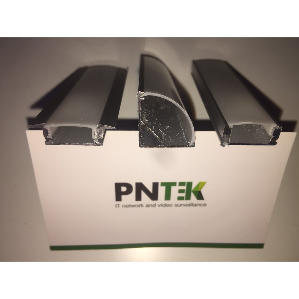 Thanh nhôm định hình (máng nhôm) gắn đèn LED 1 mét (chưa bao gồm led)