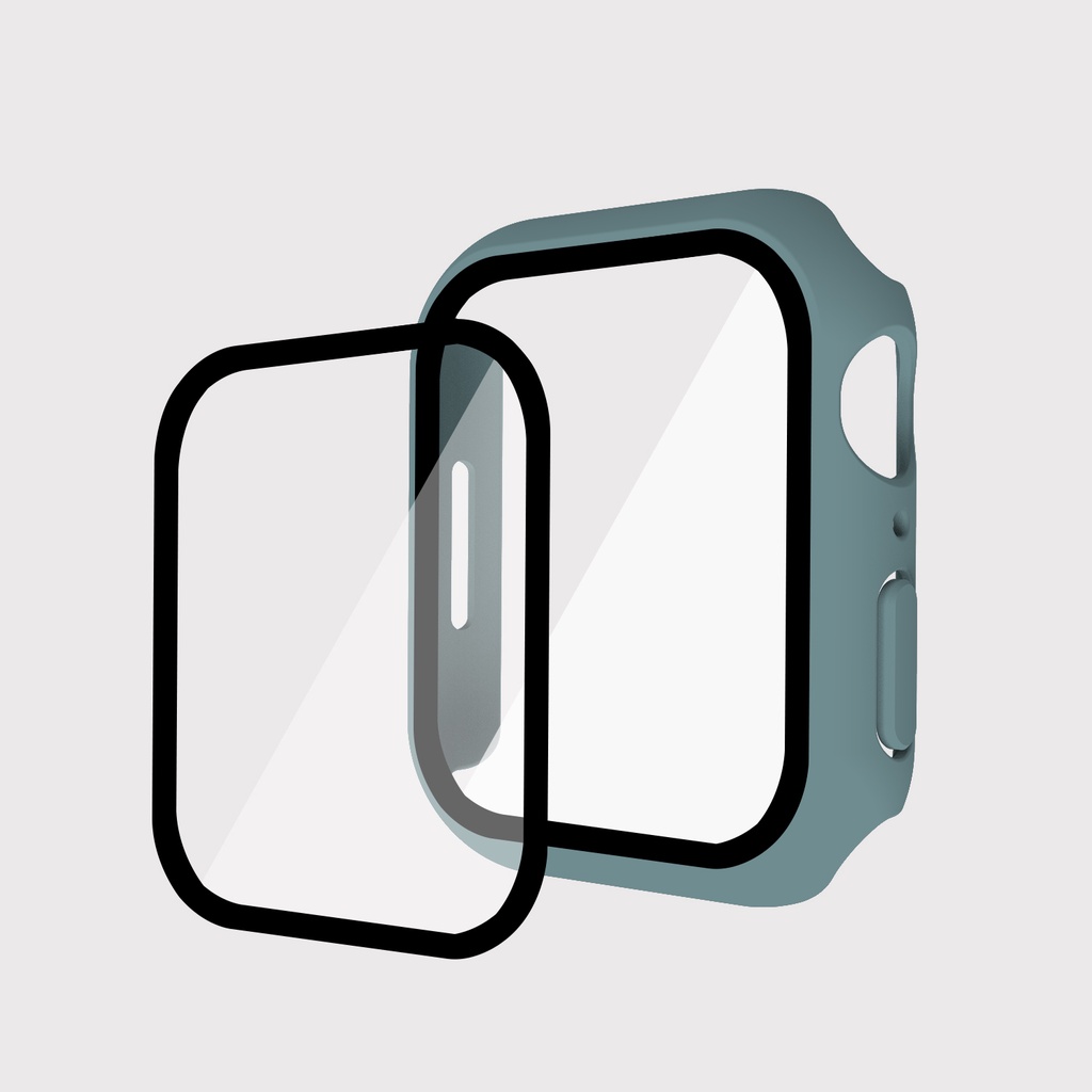 Toàn Bộ Kính Cường Lực Nhựa Cứng 41mm 45mm Bảo Vệ Màn Hình Đồng Hồ apple watch series 7