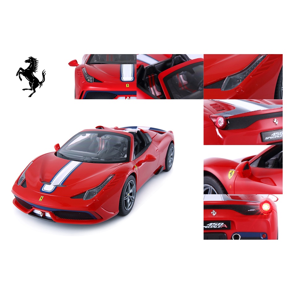RASTAR Mô Hình Xe Hơi Điều Khiển Từ Xa Ferrari 458 A 1:14