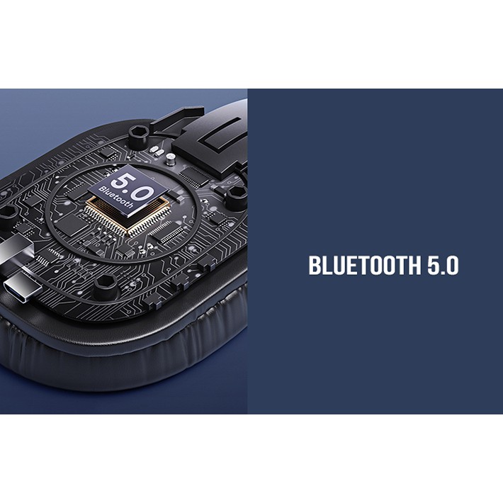 Tai Nghe chụp tai Game thủ Remax Rb-750Hb không dây, kết Nối Bluetooth 5.0 Chống Nước Cho Điện Thoại / Máy Tính