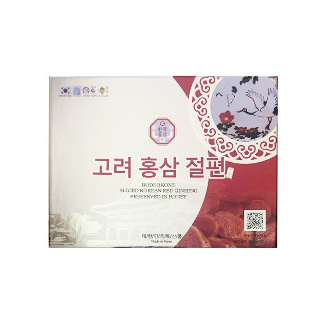 Hồng Sâm Lát Tẩm Mật Ong Kumsam Natural Sliced Korean Red Ginseng Preserved In Honey 20g/ Gói