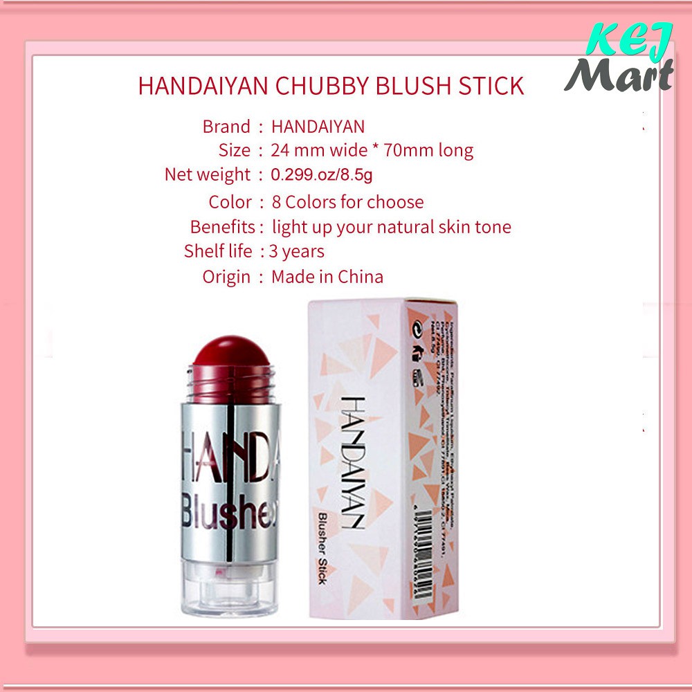 [Hàng mới về] Thỏi phấn má hồng tạo khối Handaiyan tông lì trang điểm đẹp | BigBuy360 - bigbuy360.vn