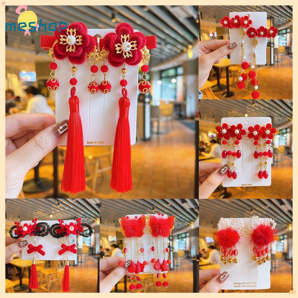 Kẹp Tóc Đính Hoa Phong Cách Trung Hoa Mừng Năm Mới