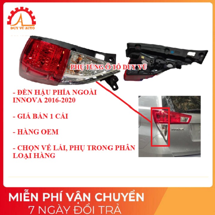 ĐÈN HẬU PHÍA NGOÀI TOYOTA INNOVA 2016-2020