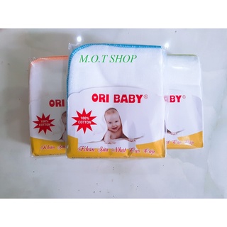 Khăn sữa cho bé-10 khăn sữa gạc 3 lớp ori baby