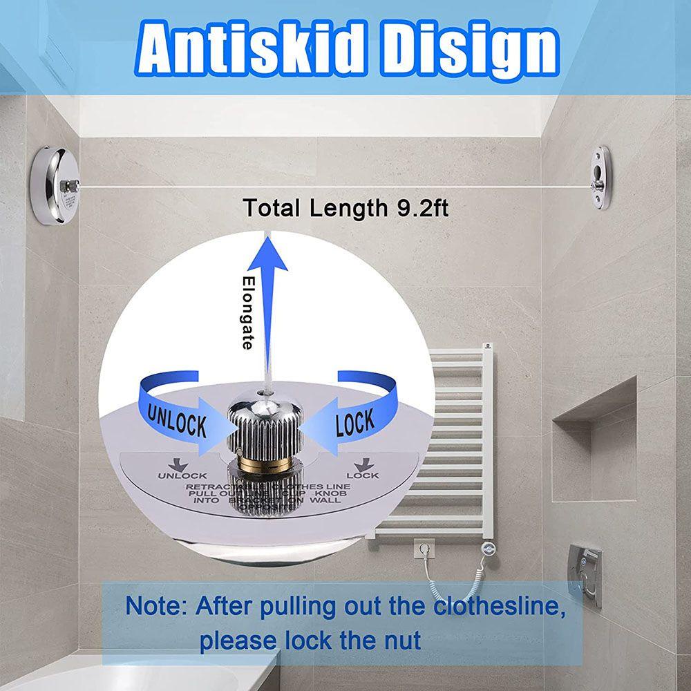Dây Phơi Quần Áo 2.8M Ket1 Cao Cấp Tiện Lợi Dễ Sử Dụng