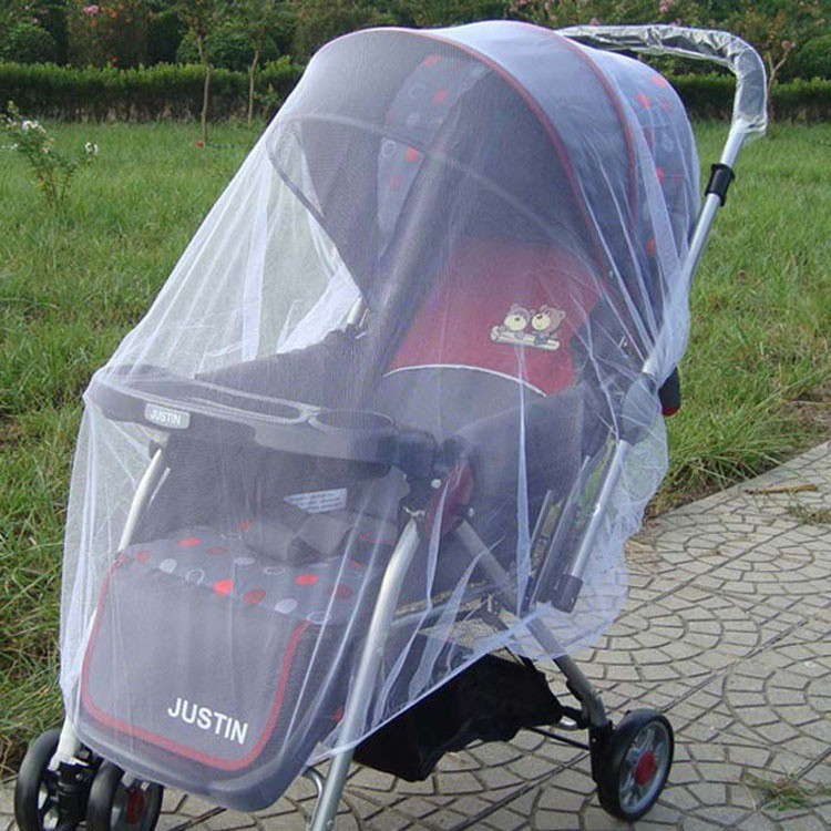 Màn lưới chống muỗi / côn trùng gây hại trùm xe đẩy em bé siêu tiện lợi