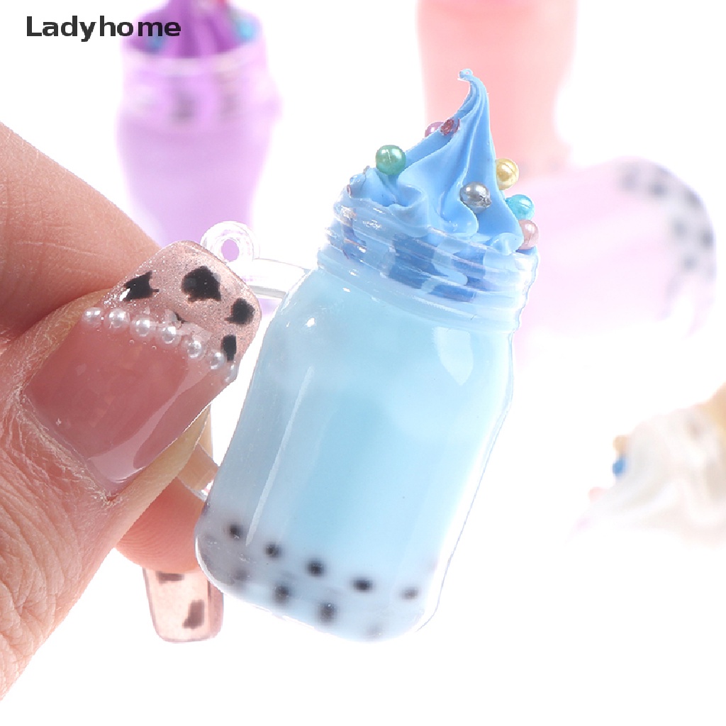 Mô hình ly trà sữa mini tỉ lệ 1:12 cho nhà búp bê