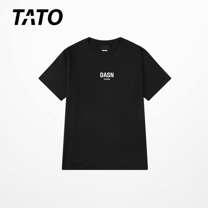 Áo thun unisex TATO tay lỡ form rộng vải cotton 4 chiều in hình dasn