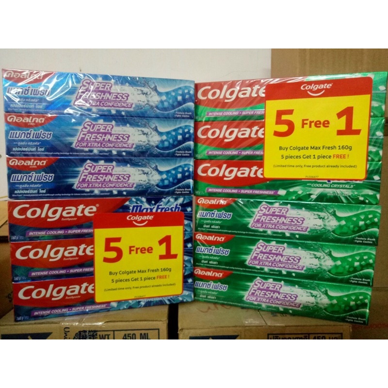 Kem đánh răng Colgate Maxfresh Thái 160G