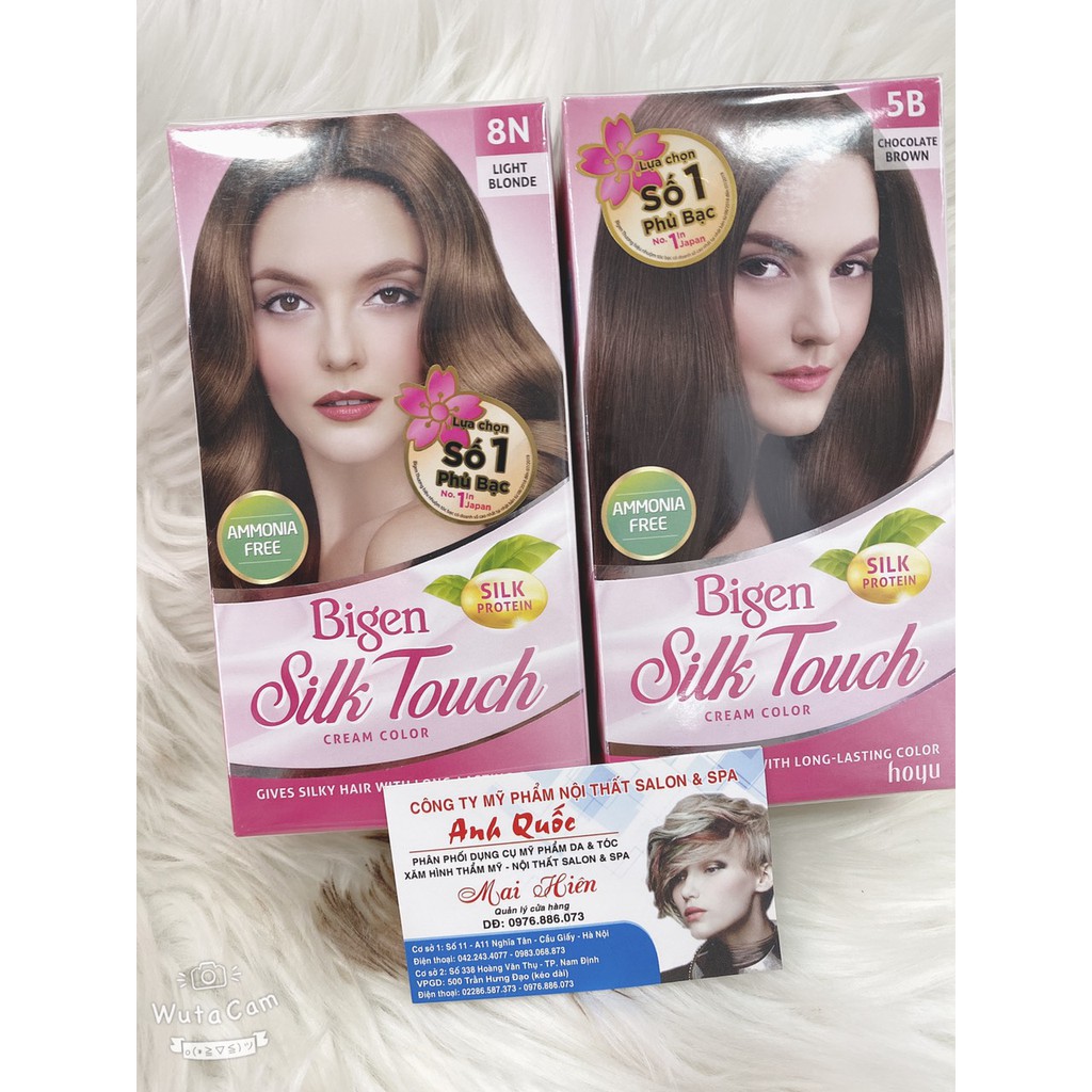 nhuộm bigen silk touch
