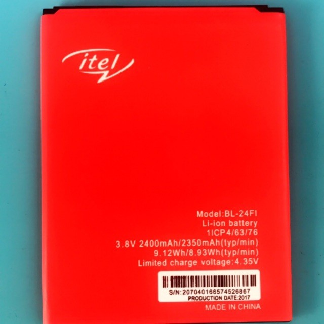 PIN ĐIỆN THOẠI ITEL IT5311 BL-19CI ZIN HÃNG