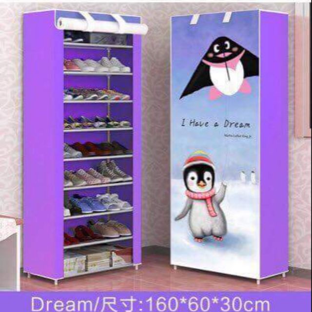 👠👠Tủ Giày vải 3D 9 tầng