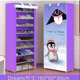 👠👠tủ giày vải 3d 9 tầng