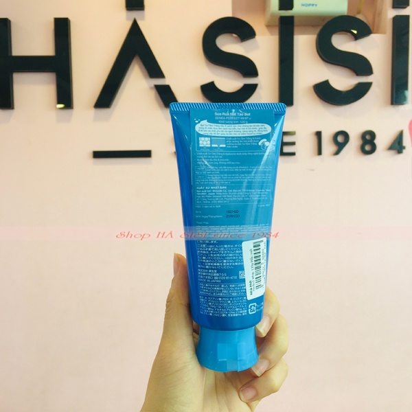 Sữa Rửa Mặt Sạch Sâu Dưỡng Ẩm Da SHISEIDO SENKA PERFECT WHIP CLEANSING FOAM 120g (tuýp xanh)
