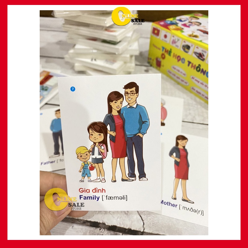 Flashcard cho bé-Bộ 416  thẻ học thông minh 16 chủ đề song ngữ cho bé,nhận biếtThế giới xung quanh- đồ chơi thông minh