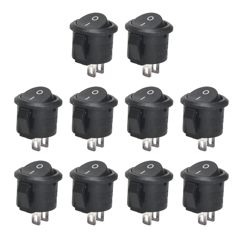 Set 10 Công Tắc Nguồn 12V 2 Pin Chuyên Dụng Cho Tàu Thuyền