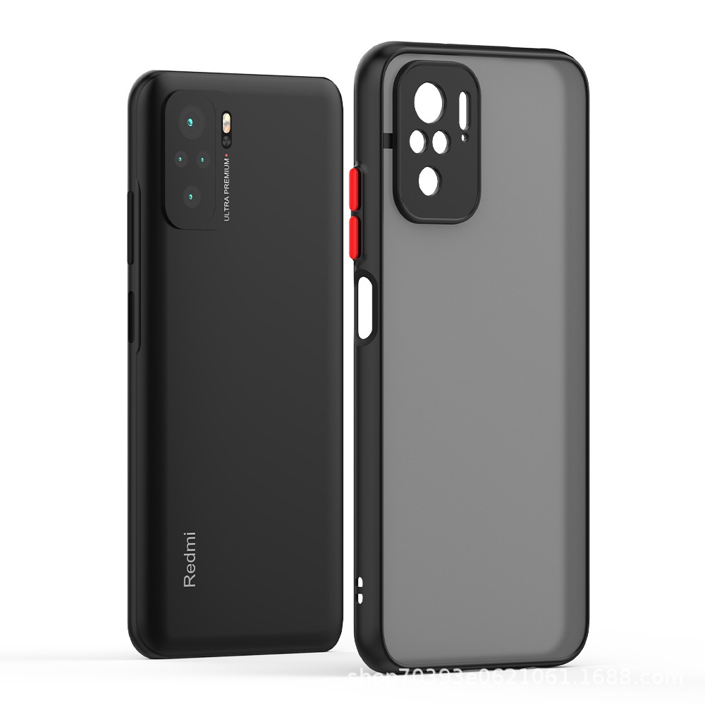 Ốp lưng Redmi Note 11 Pro Note 11s Note 7 Note 8 Note 9  Pro Note 9s Note 10 10s 9T 9A Mi 11 Lite 5G đen nhám