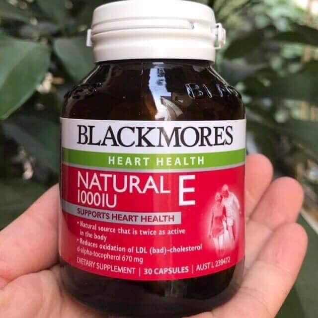 Vitamin E blackmore 1000iu 100 viên