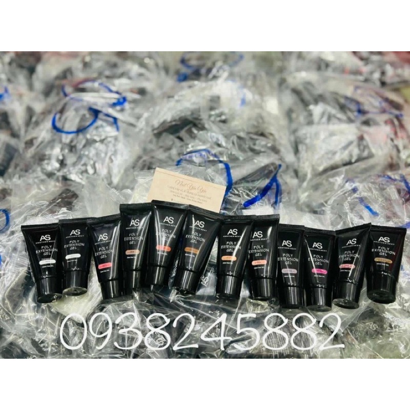 Gel gôm AS có 12 màu chọn lựa