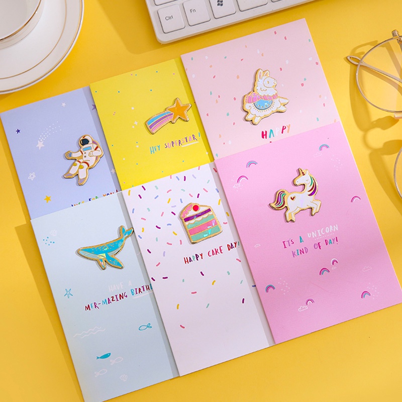 Thiệp giáng sinh mini hình hoạt hình dễ thương