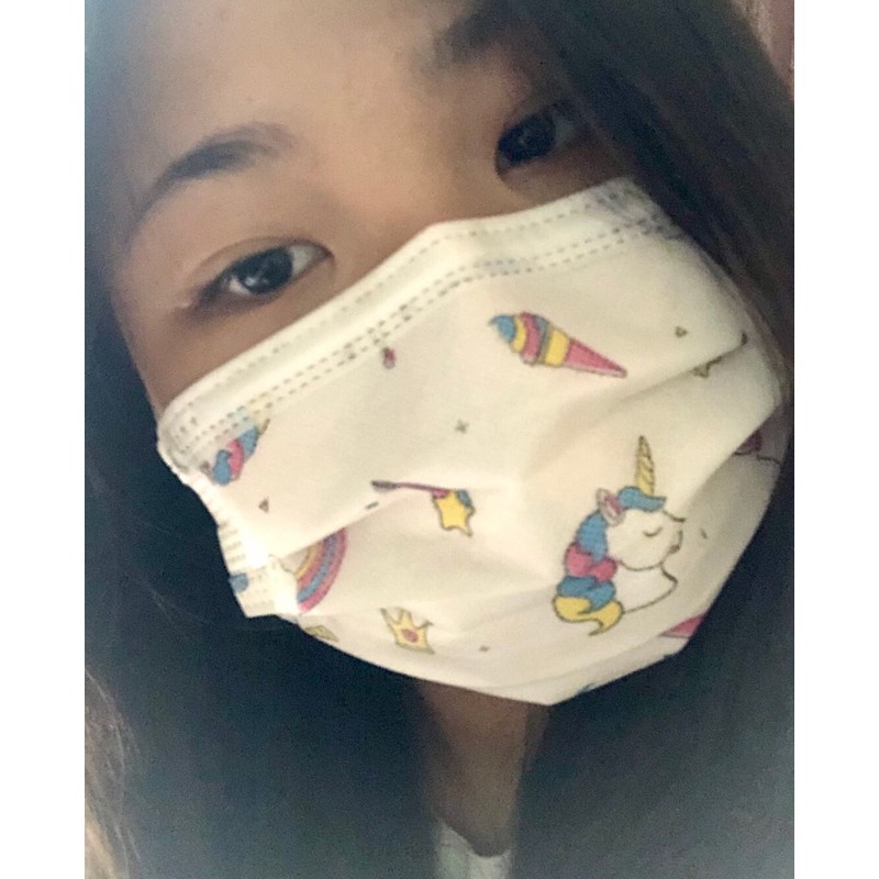 (PHIÊN BẢN ĐÁNG YÊU) Khẩu trang Fashion Garcotex mask người lớn hình Dâu tây,unicorn,thú cưng vui nhộn 4 lớp hộp 50 cái