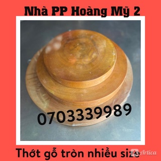 Thớt gỗ tròn - Nhiều size