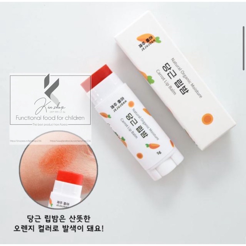 Son JEJUJOAM ORGANIC Hàn Quốc cho mẹ bầu và bé