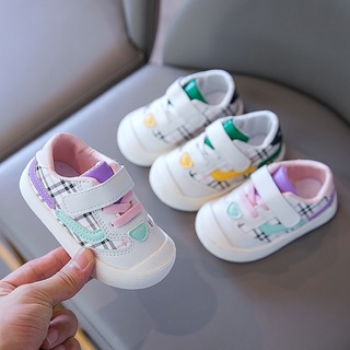 Giày tập đi Fashion kẻ caro cho bé trai bé gái mẫu 2021