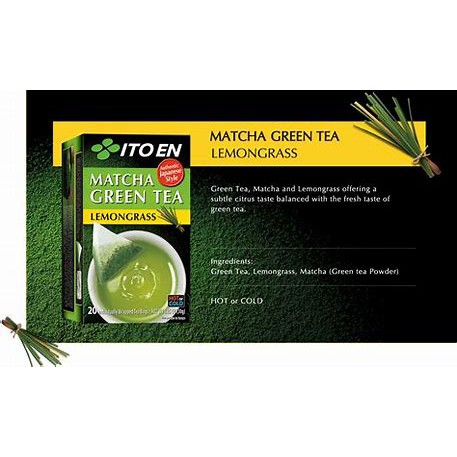 Trà Xanh Matcha Gừng hiệu Itoen - Trà xanh số 1 Nhật Bản 30g-20túi